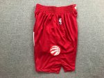 NBA Toronto Raptors 2019 earned shorts Rouge Brodé